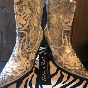 Helen Heart Sequin Short Boots ✨NEW✨